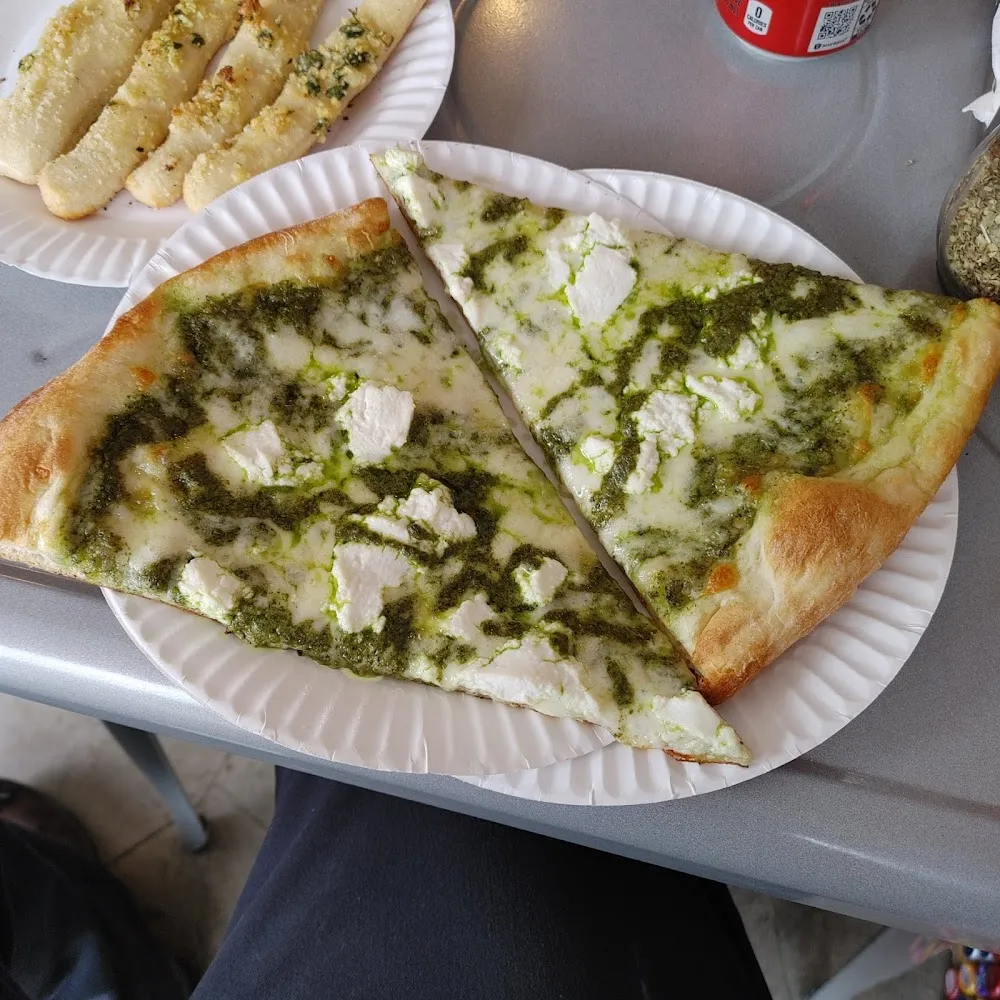Pesto Pizza Slice